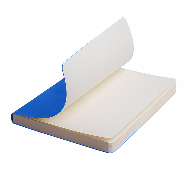 Ежедневник недатированный Tony, А5, глубокий синий, кремовый блок в клетку с логотипом в Балашихе заказать по выгодной цене в кибермаркете AvroraStore