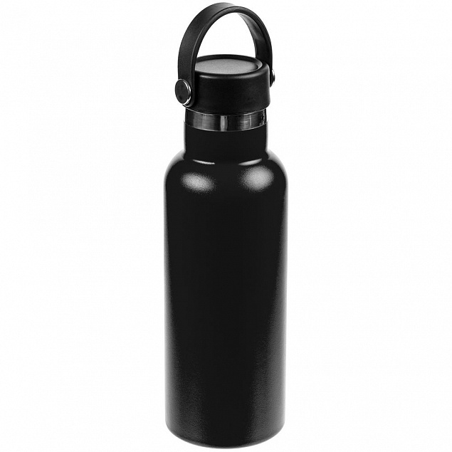 Термобутылка Bidon, черная с логотипом в Балашихе заказать по выгодной цене в кибермаркете AvroraStore