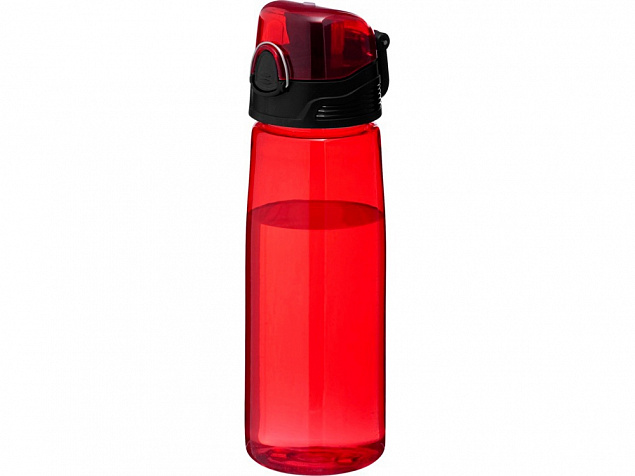 Бутылка спортивная Capri, красный с логотипом в Балашихе заказать по выгодной цене в кибермаркете AvroraStore