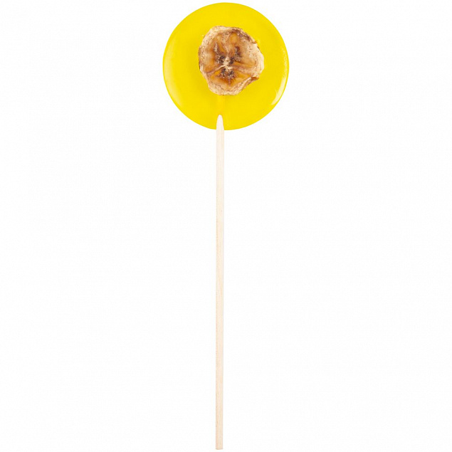 Леденец Lollifruit, желтый с бананом с логотипом в Балашихе заказать по выгодной цене в кибермаркете AvroraStore
