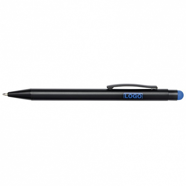 Алюминиевая шариковая ручка BLACK BEAUTY с логотипом в Балашихе заказать по выгодной цене в кибермаркете AvroraStore