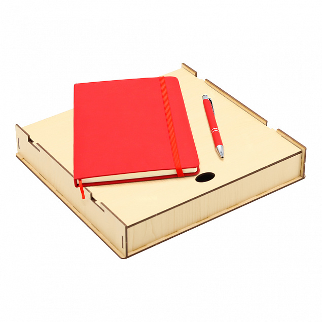 Подарочный набор Клайд, (красный) с логотипом в Балашихе заказать по выгодной цене в кибермаркете AvroraStore