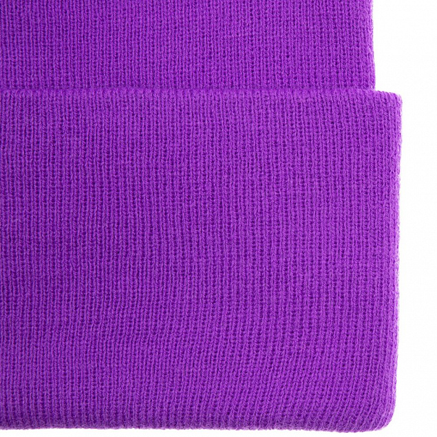Шапка Urban Flow, фиолетовая с логотипом в Балашихе заказать по выгодной цене в кибермаркете AvroraStore