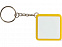 Брелок-рулетка, 1 м., белый/желтый с логотипом в Балашихе заказать по выгодной цене в кибермаркете AvroraStore