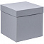 Коробка Cube L, серая с логотипом в Балашихе заказать по выгодной цене в кибермаркете AvroraStore