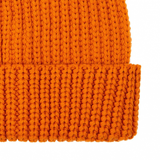 Шапка Nordvik, оранжевая с логотипом в Балашихе заказать по выгодной цене в кибермаркете AvroraStore