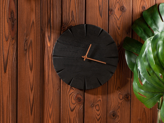 Часы деревянные «Валери» с логотипом в Балашихе заказать по выгодной цене в кибермаркете AvroraStore